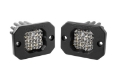 Picture of Diode Dynamics Stage Series C1 LED Pod Pro - White Flood Flush WBL Pair