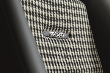 Picture of Recaro Classic Pole Position ABE Seat - Black Leather-Classic Checkered Fabric