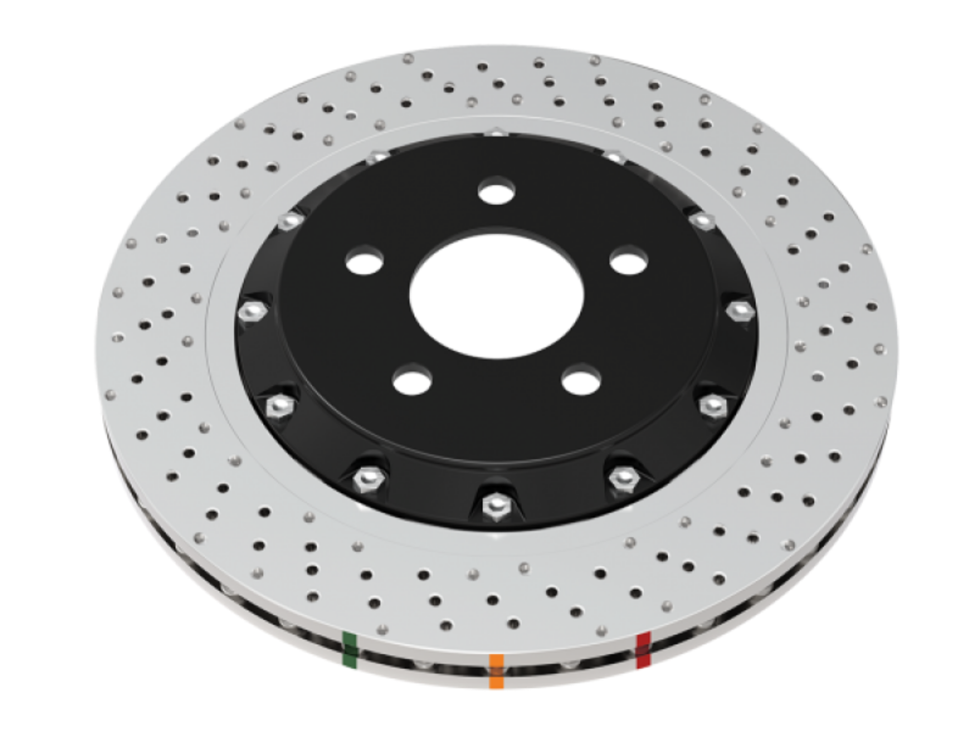 Picture of DBA 2021+ Toyota GR Yaris 5000 Series Drilled Front Brake Rotor