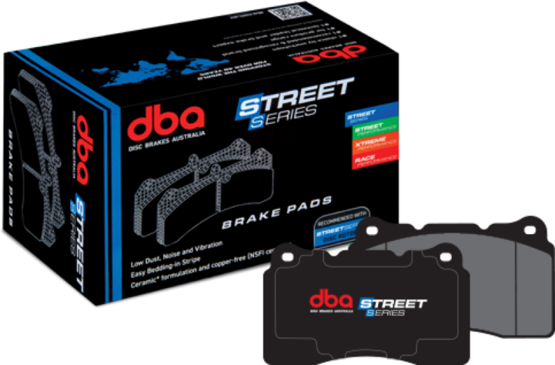 Picture of DBA 10-17 Audi A8 Street Series Rear Brake Pads