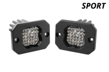 Picture of Diode Dynamics Stage Series C1 LED Pod Sport - White Flood Flush ABL Pair