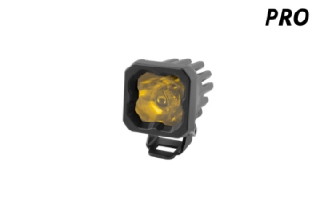 Picture of Diode Dynamics Stage Series C1 LED Pod Pro - Yellow Flood Standard ABL Each