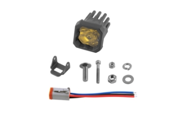 Picture of Diode Dynamics Stage Series C1 LED Pod Pro - Yellow Wide Standard ABL Each