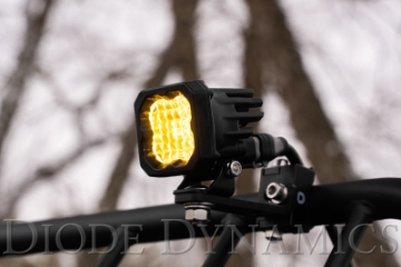 Picture of Diode Dynamics Stage Series C1 LED Pod Sport - Yellow Spot Standard ABL Pair