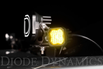 Picture of Diode Dynamics Stage Series C1 LED Pod Sport - Yellow Flood Standard ABL Each