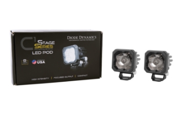 Picture of Diode Dynamics Stage Series C1 LED Pod Sport - White Flood Standard WBL Pair