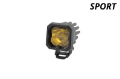 Picture of Diode Dynamics Stage Series C1 LED Pod Sport - Yellow Wide Standard ABL Each