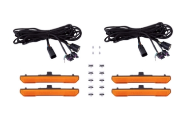 Picture of Diode Dynamics 20-21 Sierra 2500-3500 HD LED Sequential Sidemarkers - Amber Set