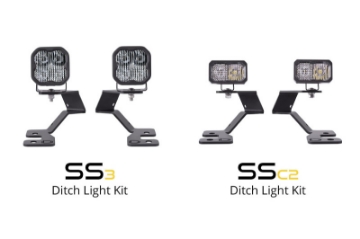 Picture of Diode Dynamics 2021 Ford Bronco Sport Stage Series 2in LED Ditch Light Kit - Sport Yellow Combo