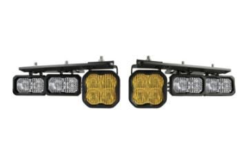 Picture of Diode Dynamics 21-Up Ford Bronco Stage Series Fog Pocket Kit - Yellow Max
