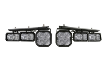 Picture of Diode Dynamics 2021 Ford Bronco Stage Series Fog Pocket Kit - White Pro