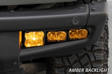 Picture of Diode Dynamics 2021 Ford Bronco Stage Series Fog Pocket Kit - White Pro