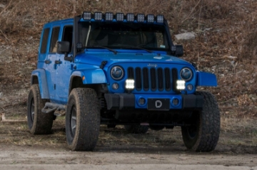 Picture of Diode Dynamics Jeep JK SS5 CrossLink Bumper Lightbar Kit Pro Driving