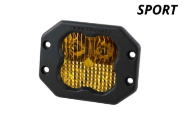 Picture of Diode Dynamics SS3 Sport ABL - Yellow Flood Flush Single