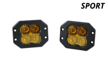 Picture of Diode Dynamics SS3 Sport ABL - Yellow SAE Fog Flush Pair