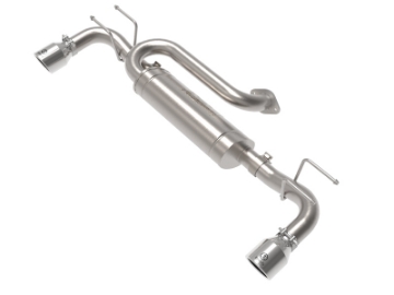 Picture of aFe 19-22 Mazda 3 L4 2-5L Takeda 3in to 2-1-2in 304 Stainless Steel Axle-Back Exhaust w-Polished Tip