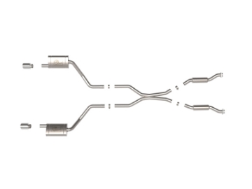 Picture of aFe 11-21 Dodge Durango V6-3-6L-V8-5-7L MACH Force-Xp 304 SS Cat-Back Exhaust System w- Polished Tip
