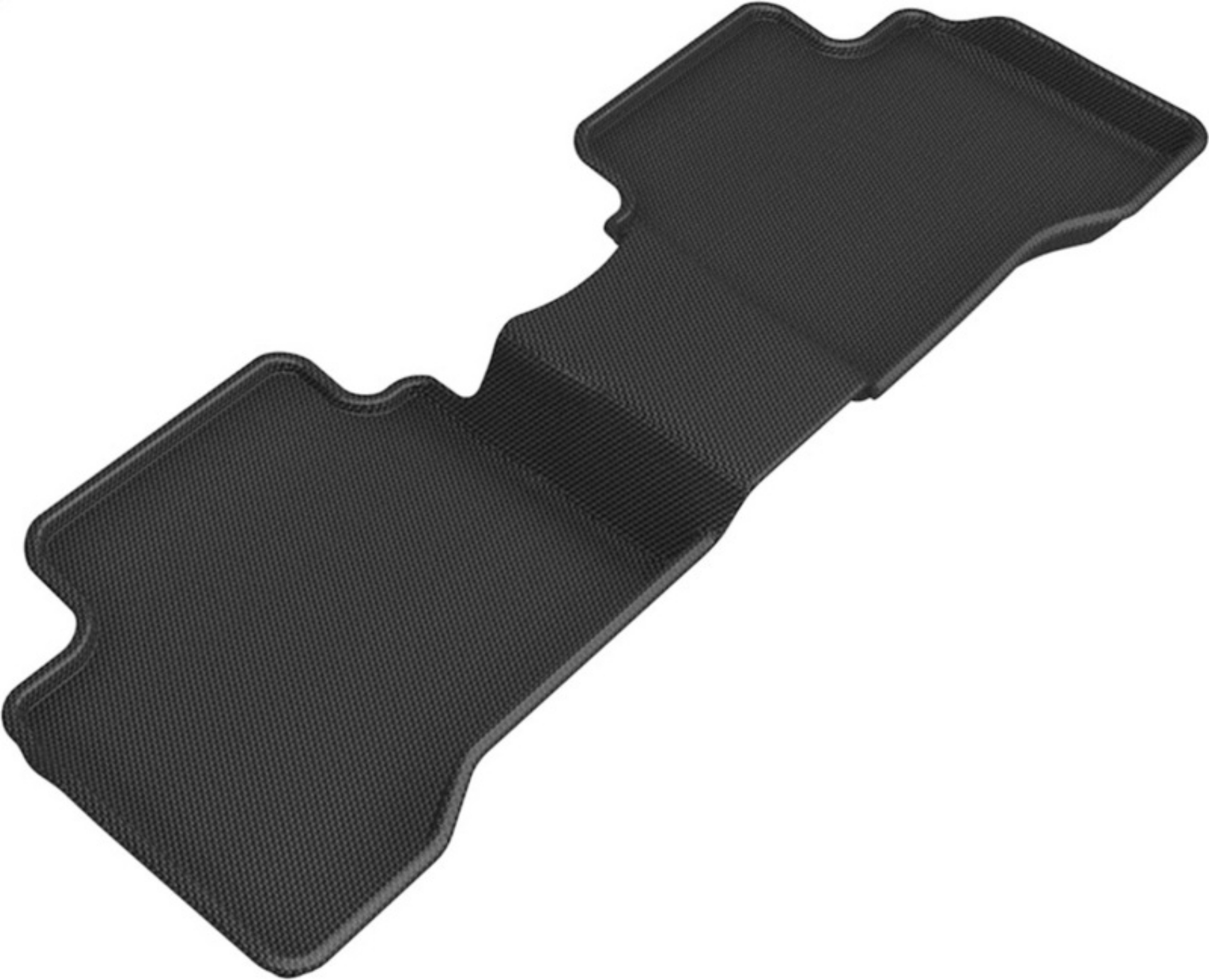Picture of 3D MAXpider 21-22 Hyundai Elantra Hybrid Kagu 2nd Row Floormat - Black 3Pcs