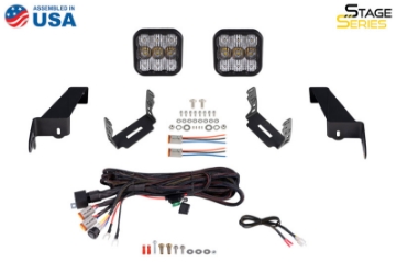 Picture of Diode Dynamics Jeep JL SS5 CrossLink Bumper Lightbar Kit Pro Driving