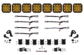Picture of Diode Dynamics SS5 Pro Universal CrossLink 8-Pod Lightbar - Yellow Driving