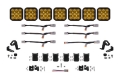 Picture of Diode Dynamics SS5 Pro Universal CrossLink 7-Pod Lightbar - Yellow Driving