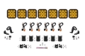 Picture of Diode Dynamics SS5 Sport Universal CrossLink 7-Pod Lightbar - Yellow Driving