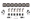 Picture of Diode Dynamics SS5 Sport Universal CrossLink 7-Pod Lightbar - White Driving