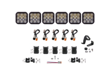 Picture of Diode Dynamics SS5 Sport Universal CrossLink 6-Pod Lightbar - White Driving
