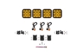 Picture of Diode Dynamics SS5 Pro Universal CrossLink 4-Pod Lightbar - Yellow Driving