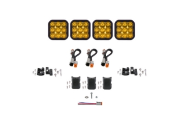 Picture of Diode Dynamics SS5 Sport Universal CrossLink 4-Pod Lightbar - Yellow Driving