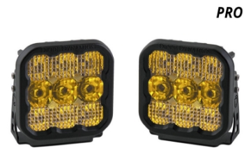 Picture of Diode Dynamics SS5 LED Pod Pro - Yellow Driving Pair