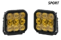 Picture of Diode Dynamics SS5 LED Pod Sport - Yellow Driving Pair