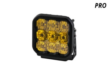 Picture of Diode Dynamics SS5 LED Pod Pro - Yellow Flood Single