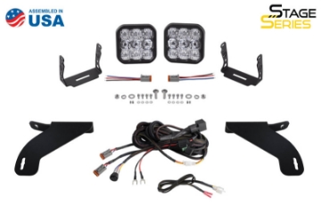 Picture of Diode Dynamics 21-22 Ford F-150 SS5 Bumper LED Pod Light Kit - Pro White Driving