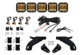 Picture of Diode Dynamics 21-22 Ford F-150 SS5 Grille CrossLink Lightbar Kit- Pro White Combo