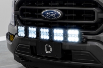 Picture of Diode Dynamics 21-22 Ford F-150 SS5 Grille CrossLink Lightbar Kit- Pro White Combo