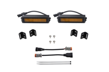 Picture of Diode Dynamics 2022 Toyota Tundra SS6 LED Fog Light Kit - Amber Wide