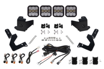 Picture of Diode Dynamics 2022 Toyota Tundra SS5 Grille CrossLink Lightbar Kit Sport - White Combo