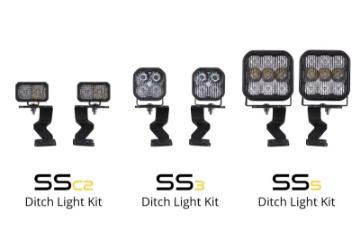 Picture of Diode Dynamics 2022 Toyota Tundra SS5 Pro Stage Series Ditch Light Kit - White Combo