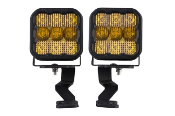 Picture of Diode Dynamics 2022 Toyota Tundra SS5 Sport Stage Series Ditch Light Kit - Yellow Combo