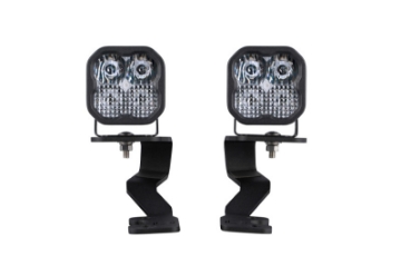 Picture of Diode Dynamics 2022 Toyota Tundra SS3 Sport Stage Series Ditch Light Kit - White Combo