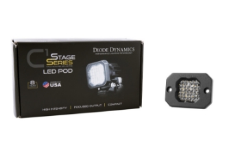 Picture of Diode Dynamics Stage Series C1R - White Flood Flush Mount LED Pod one