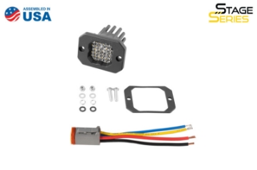 Picture of Diode Dynamics Stage Series C1R - White Flood Flush Mount LED Pod one