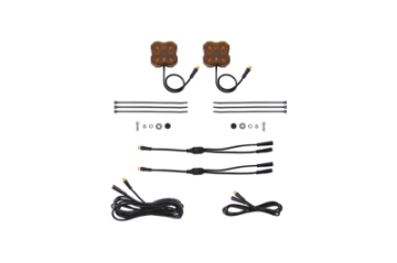 Picture of Diode Dynamics Stage Series Single Color LED Rock Light - Amber M8 2-pack