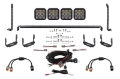 Picture of Diode Dynamics 14-23 Toyota 4Runner SS5 Stealth Grille LED 4-Pod Kit Sport - White Driving