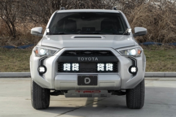 Picture of Diode Dynamics 14-23 Toyota 4Runner SS5 Stealth Grille LED 2-Pod Kit - Pro White Driving