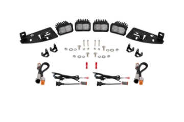 Picture of Diode Dynamics SSC2 LED Fog Pocket Kit for 2019-Present Ram - White Sport