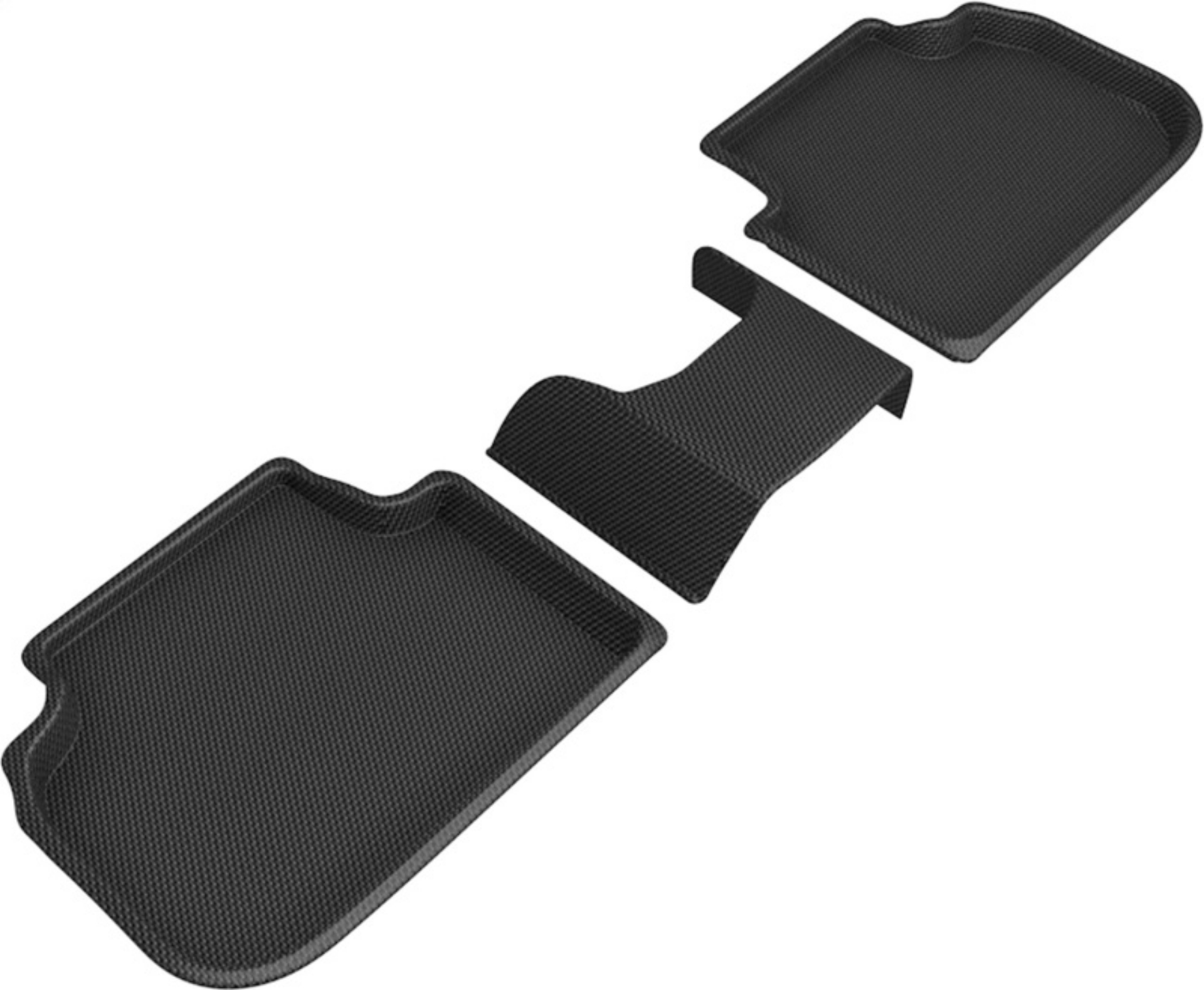 Picture of 3D MAXpider 20-22 BMW 2 Series Gran Coupe Kagu Second Row Floormat - Black