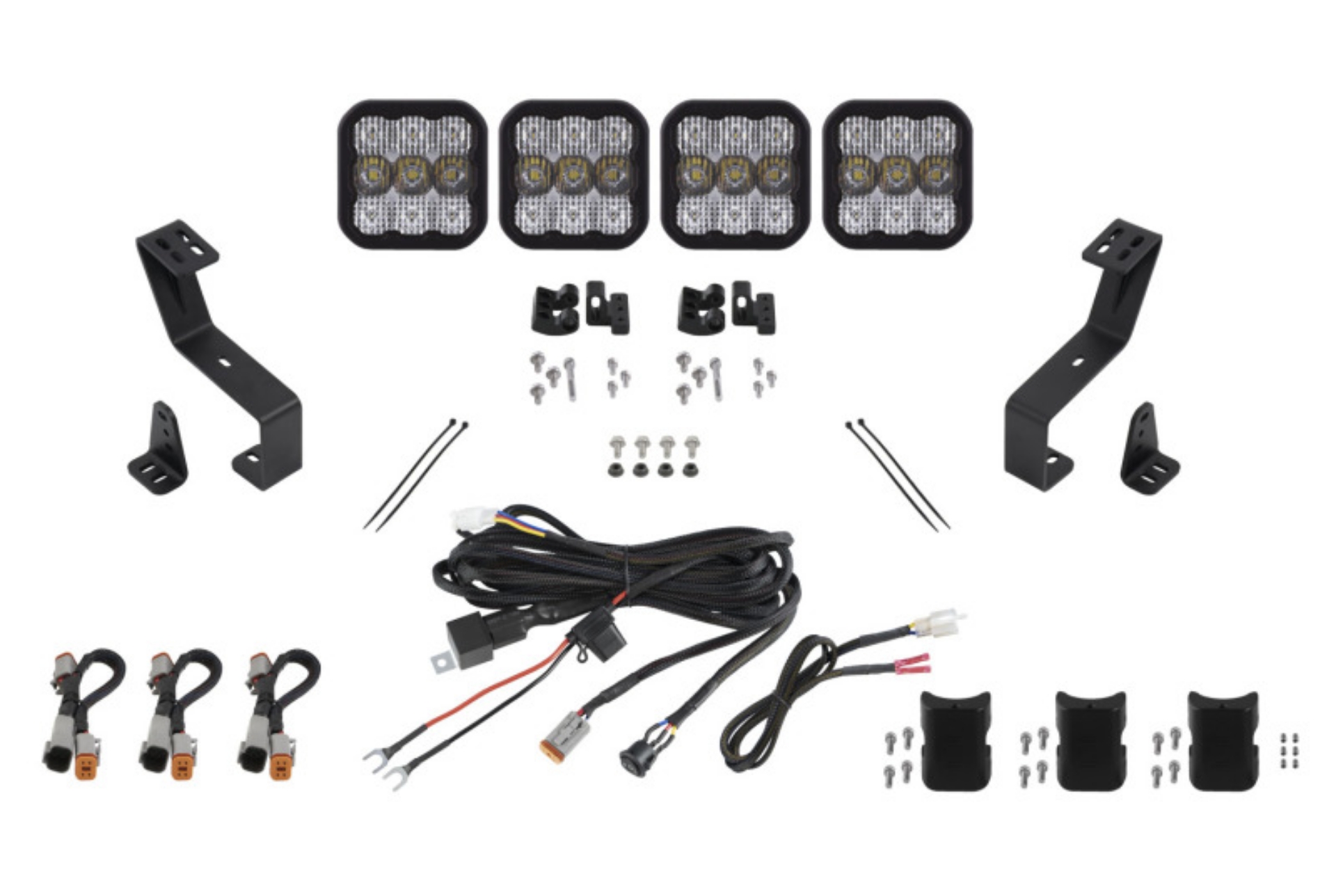 Picture of Diode Dynamics SS5 Grille CrossLink Lightbar Kit for 2019-Present Ram - Pro White Combo