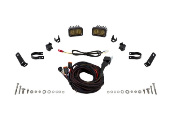 Picture of Diode Dynamics Stage Series 1 1-2 In Roll Bar Chase Light Kit SSC2 Sport - Yellow Pair